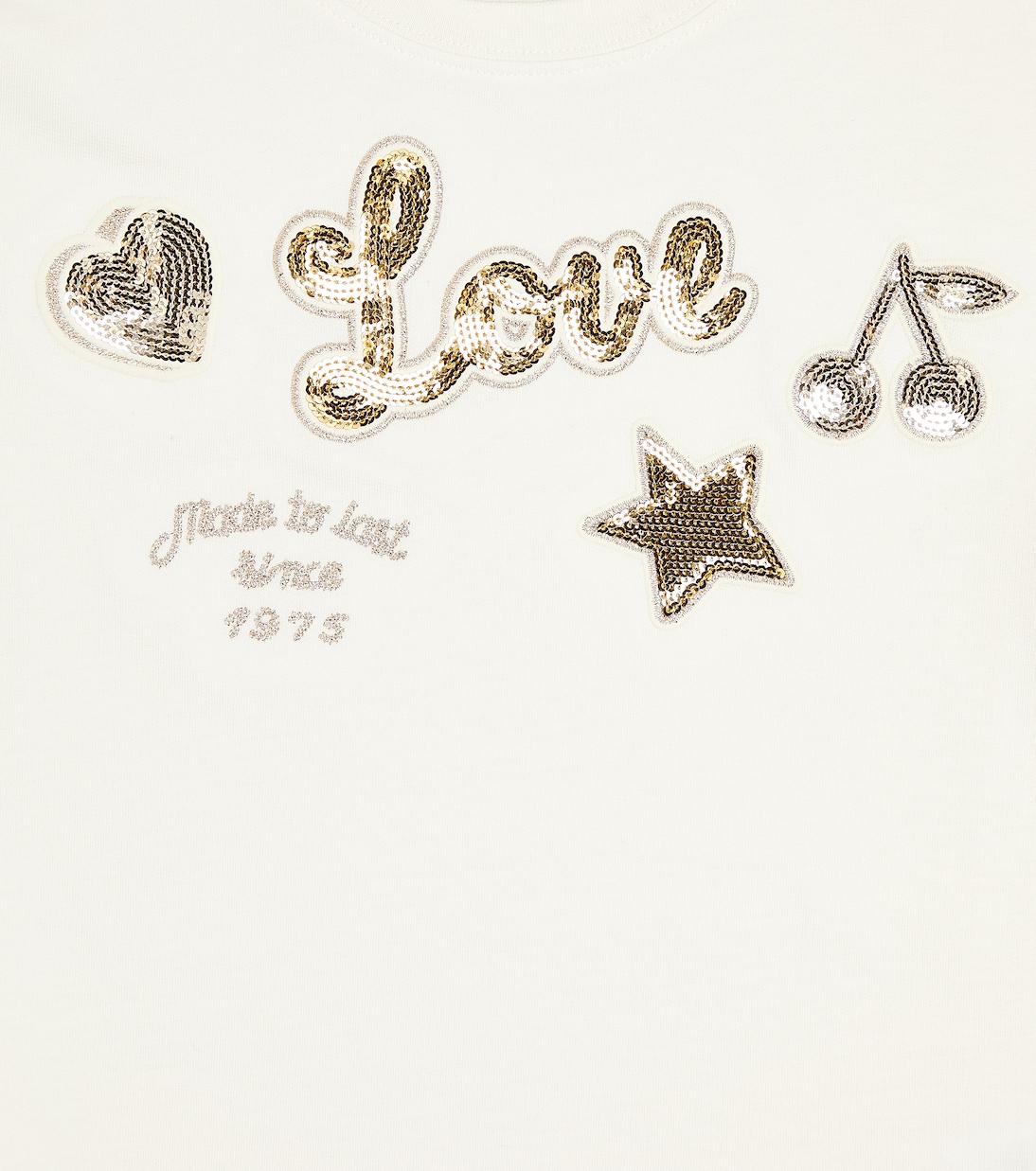 Tien sequined cotton T-shirt | Bonpoint