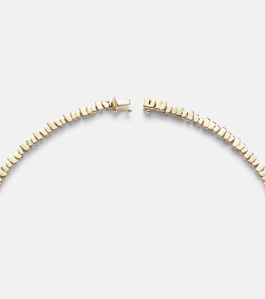 18kt gold tennis necklace with diamonds | Suzanne Kalan