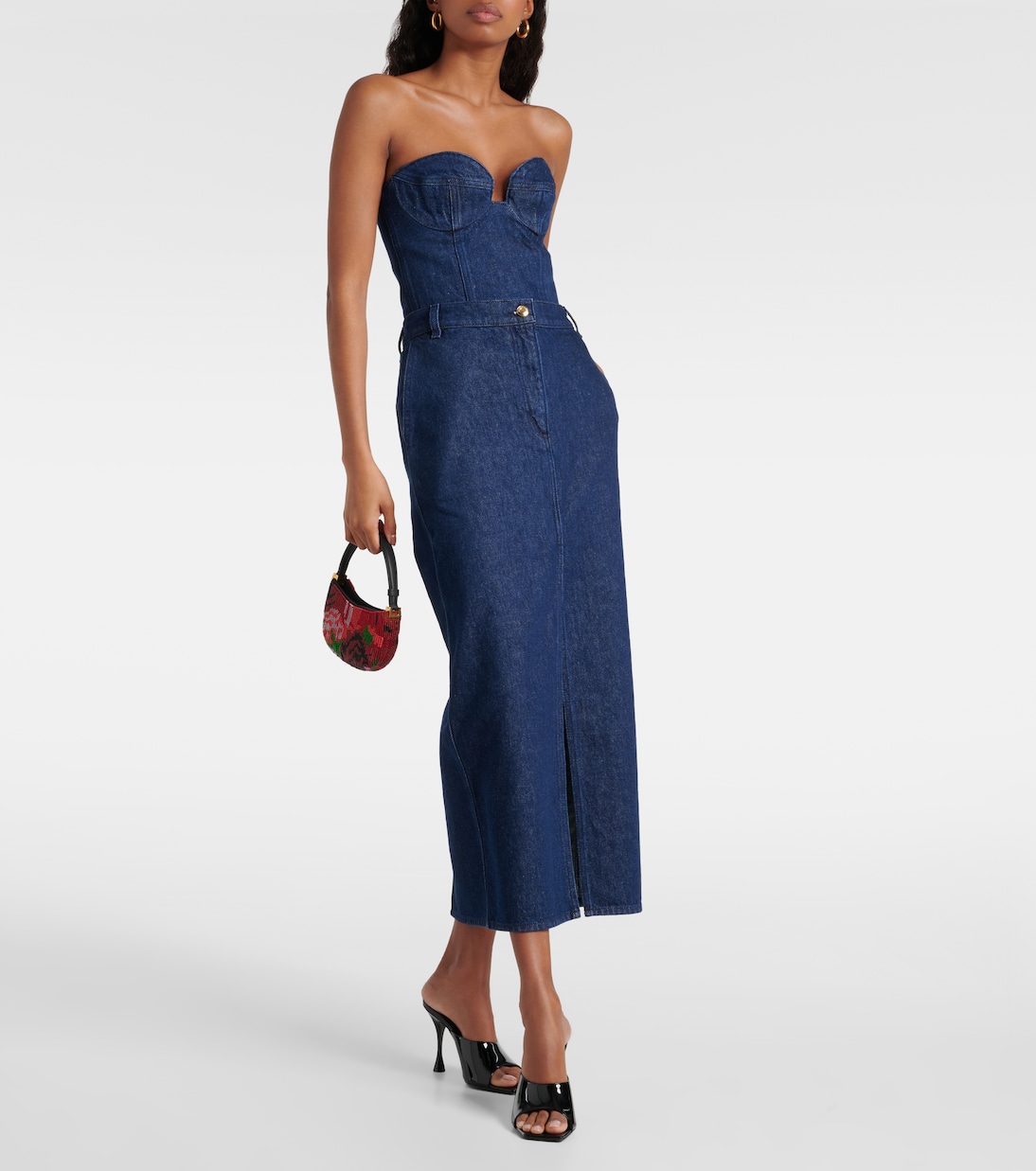 Low-Rise-Jeansrock | Magda Butrym