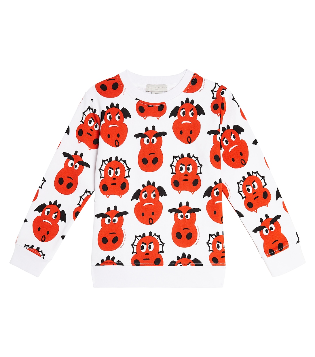 Printed cotton jersey sweatshirt | Stella McCartney Kids