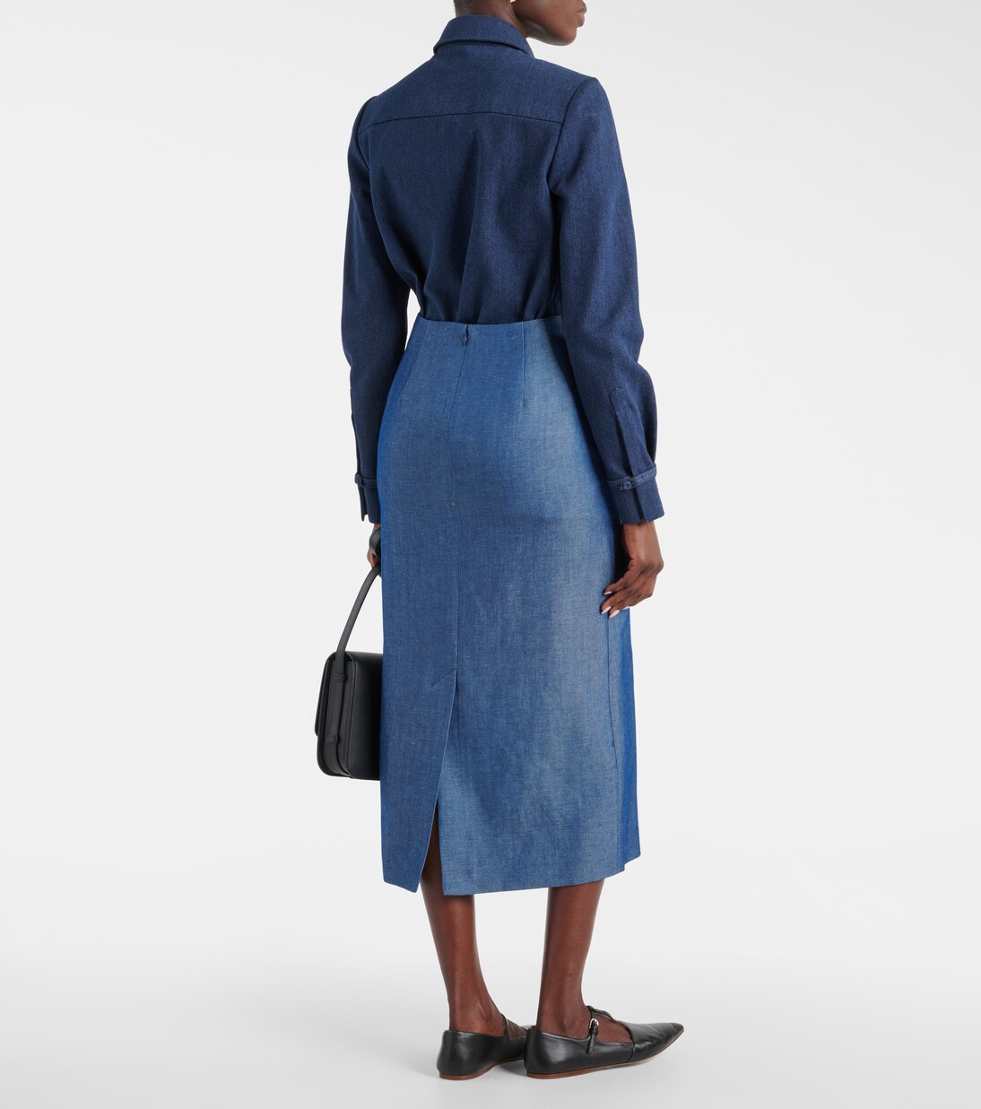 Midirock Manuela aus Wolle und Leinen | Gabriela Hearst