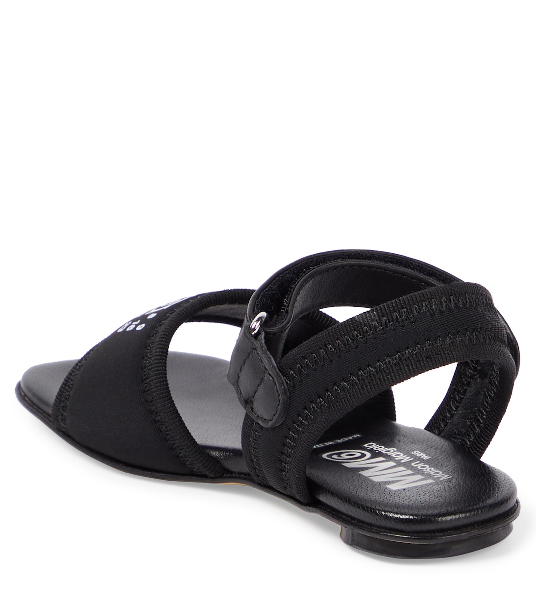 Leather-trimmed sandals | MM6 Maison Margiela Kids