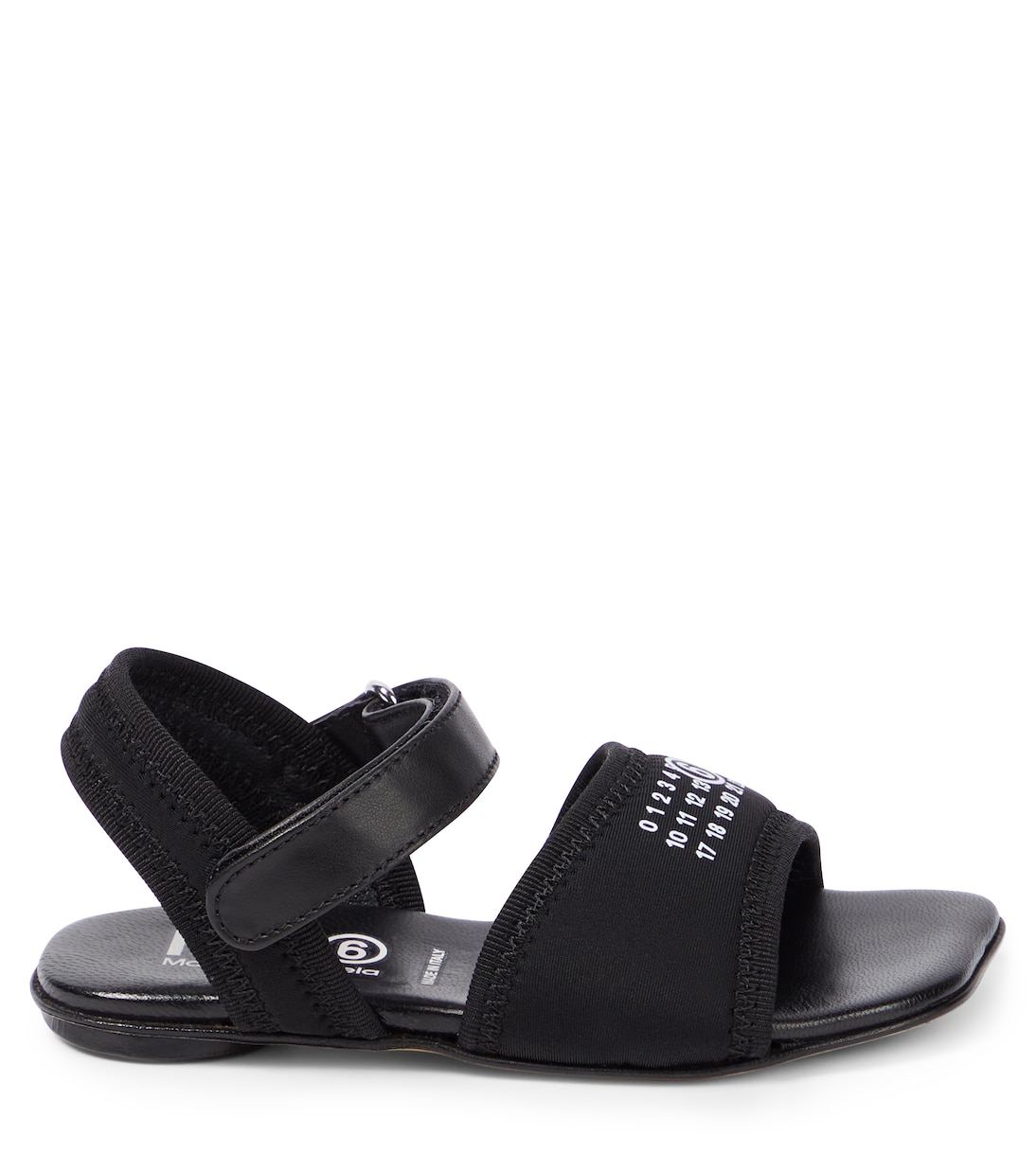 Leather-trimmed sandals | MM6 Maison Margiela Kids