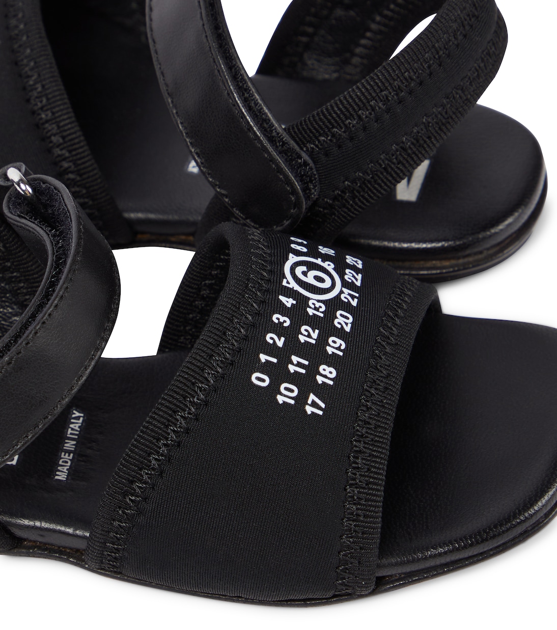 Leather-trimmed sandals | MM6 Maison Margiela Kids