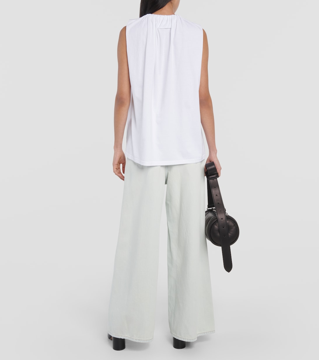 Top aus Baumwoll-Jersey | MM6 Maison Margiela