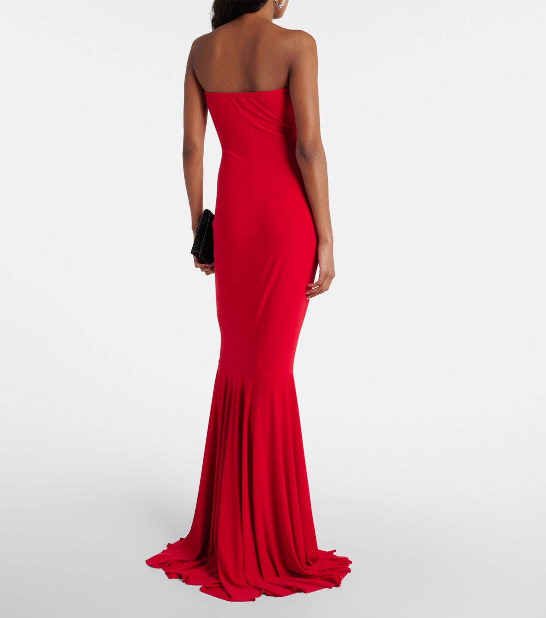Ruched strapless gown | Norma Kamali