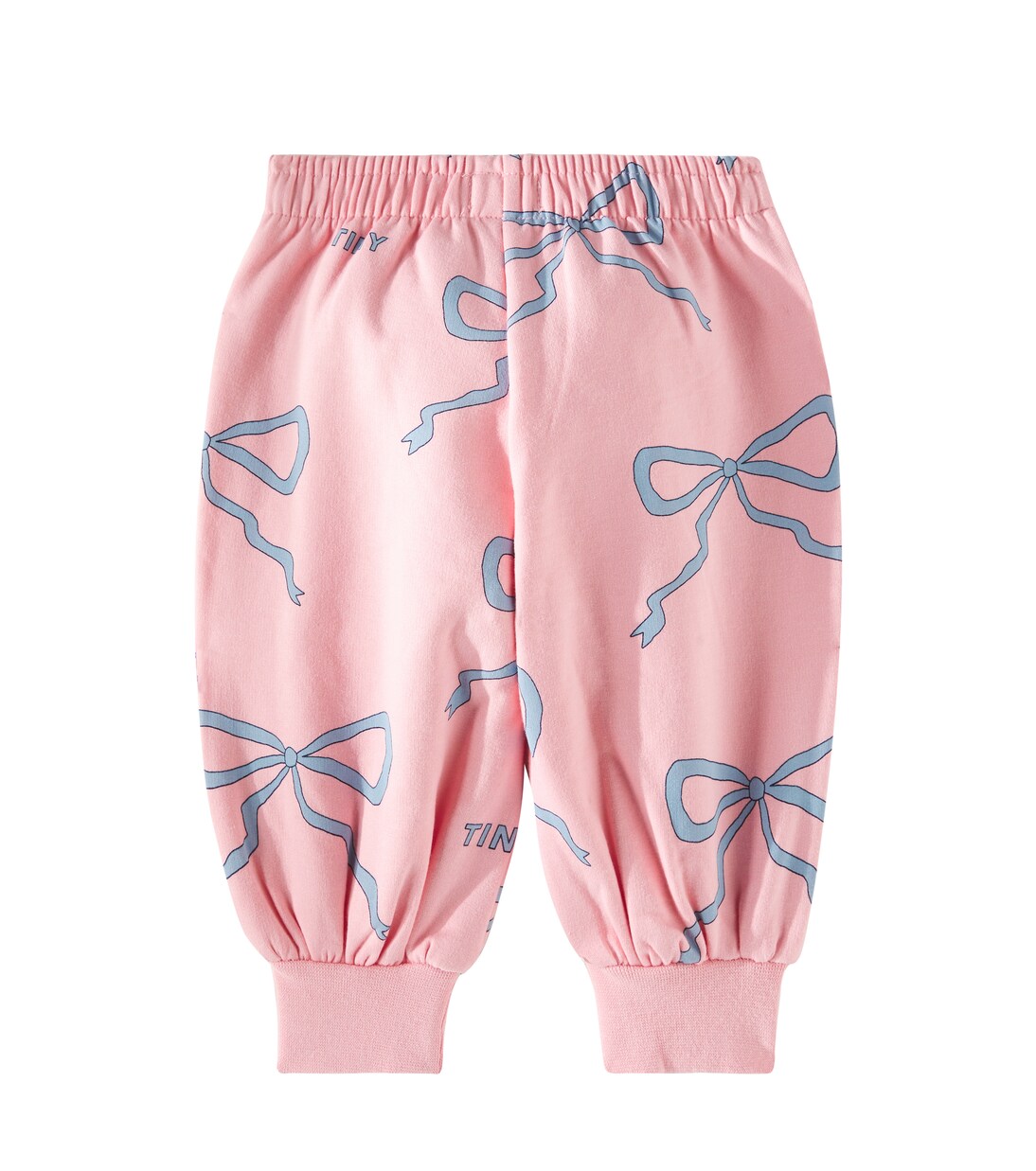 Baby Bow cotton sweatpants | Tinycottons