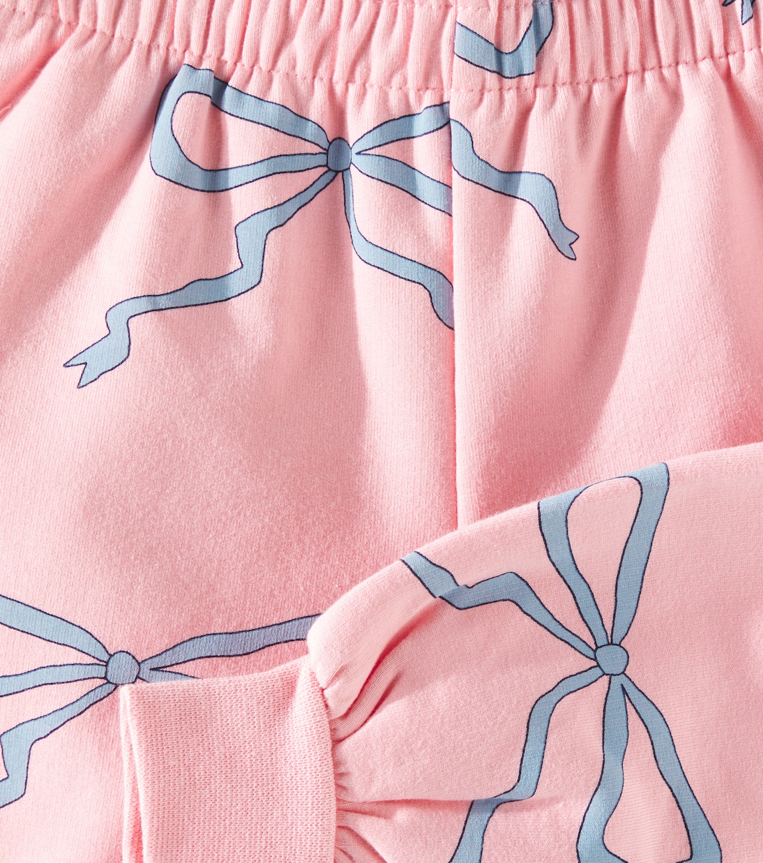 Baby Bow cotton sweatpants | Tinycottons