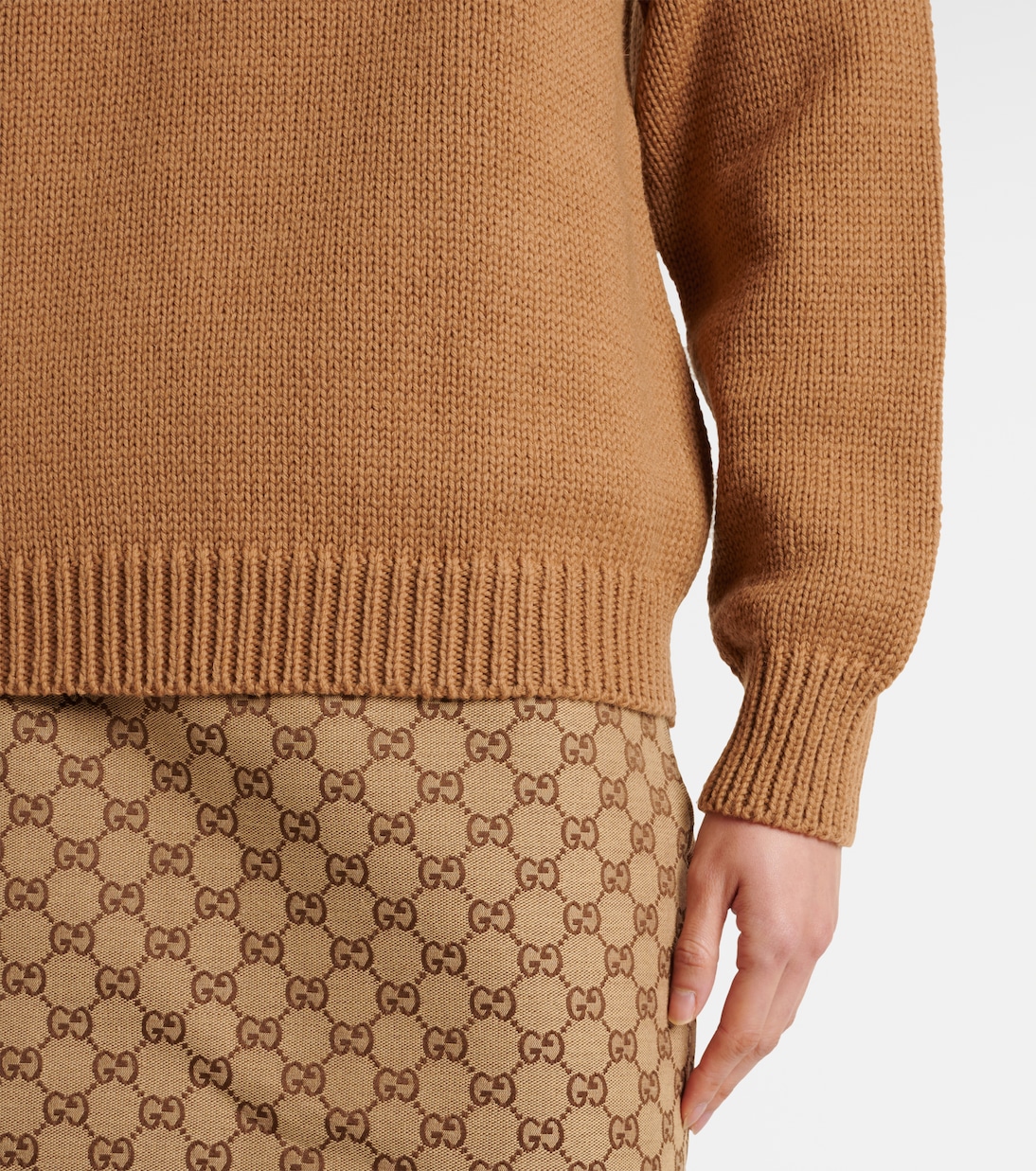 Verzierter Pullover aus Woll-Jacquard | Gucci