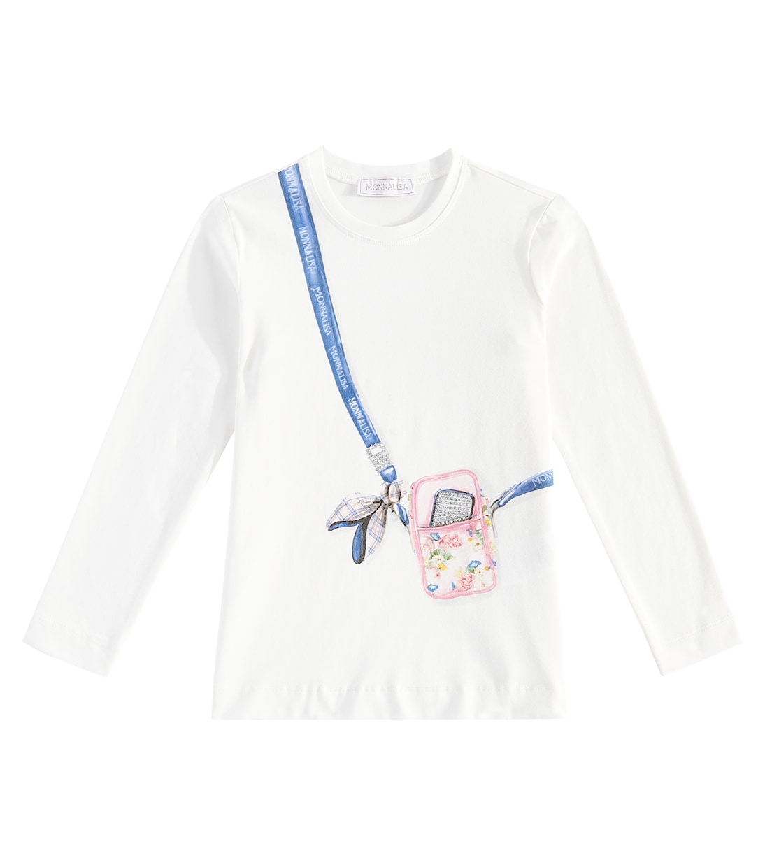 Printed cotton-blend top | Monnalisa