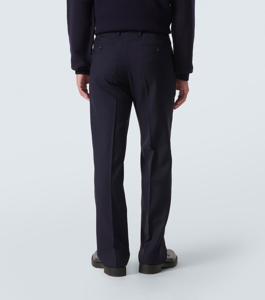 初剪羊毛褶裥裤装 | Ami Paris