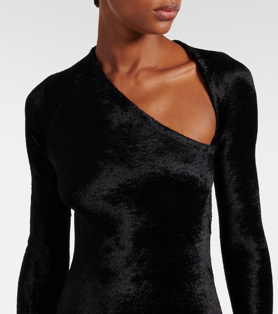 Midikleid aus Samt | Alaïa