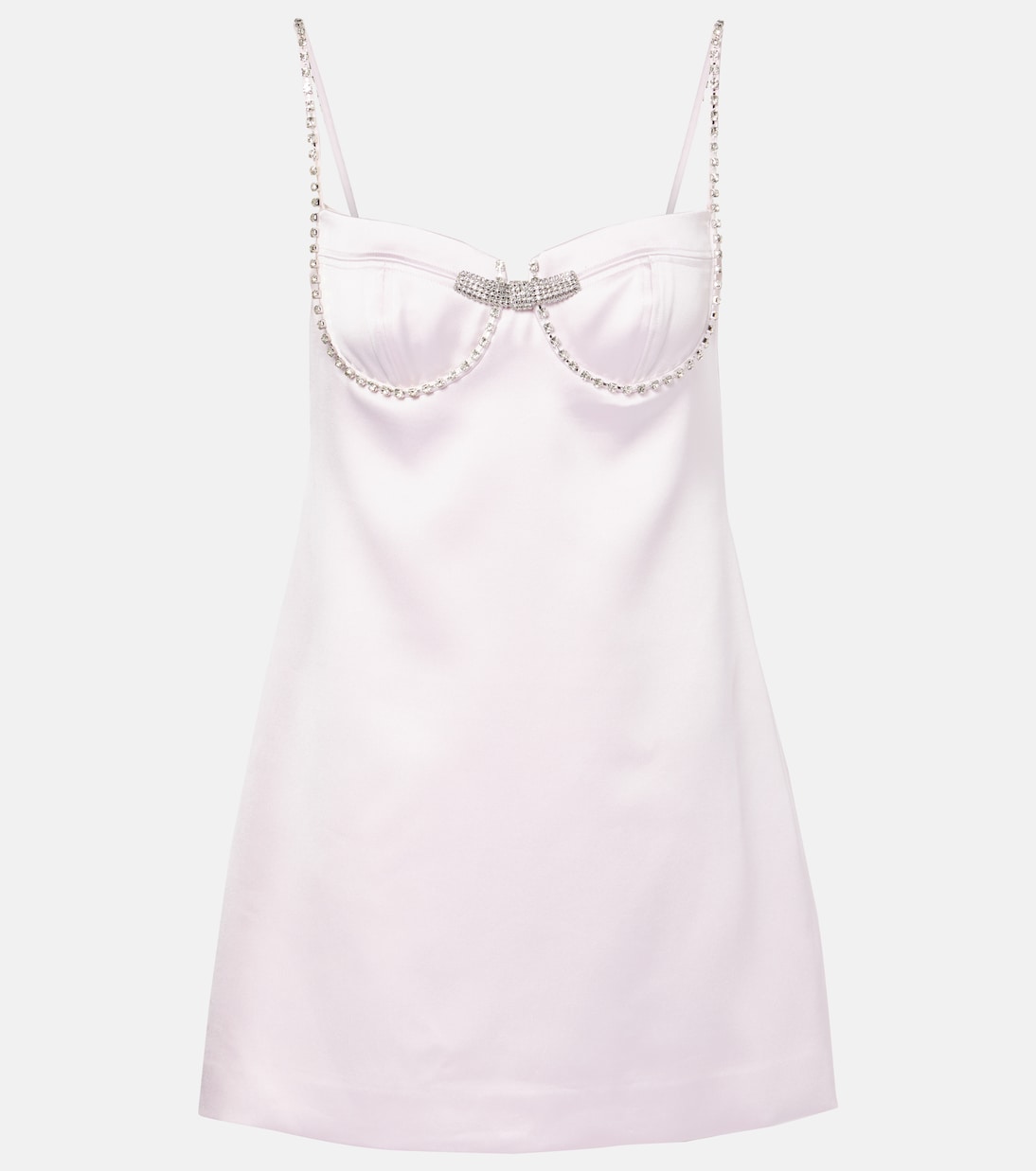 Robe en satin à ornements | Self-Portrait