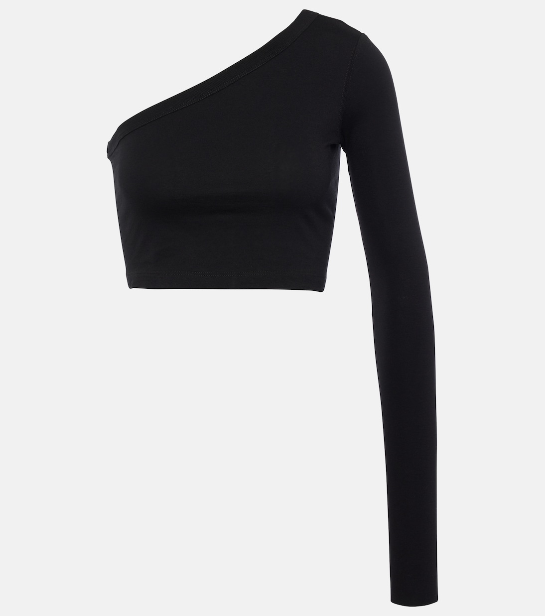 One-Shoulder Cropped-Top aus Baumwolle | Rick Owens