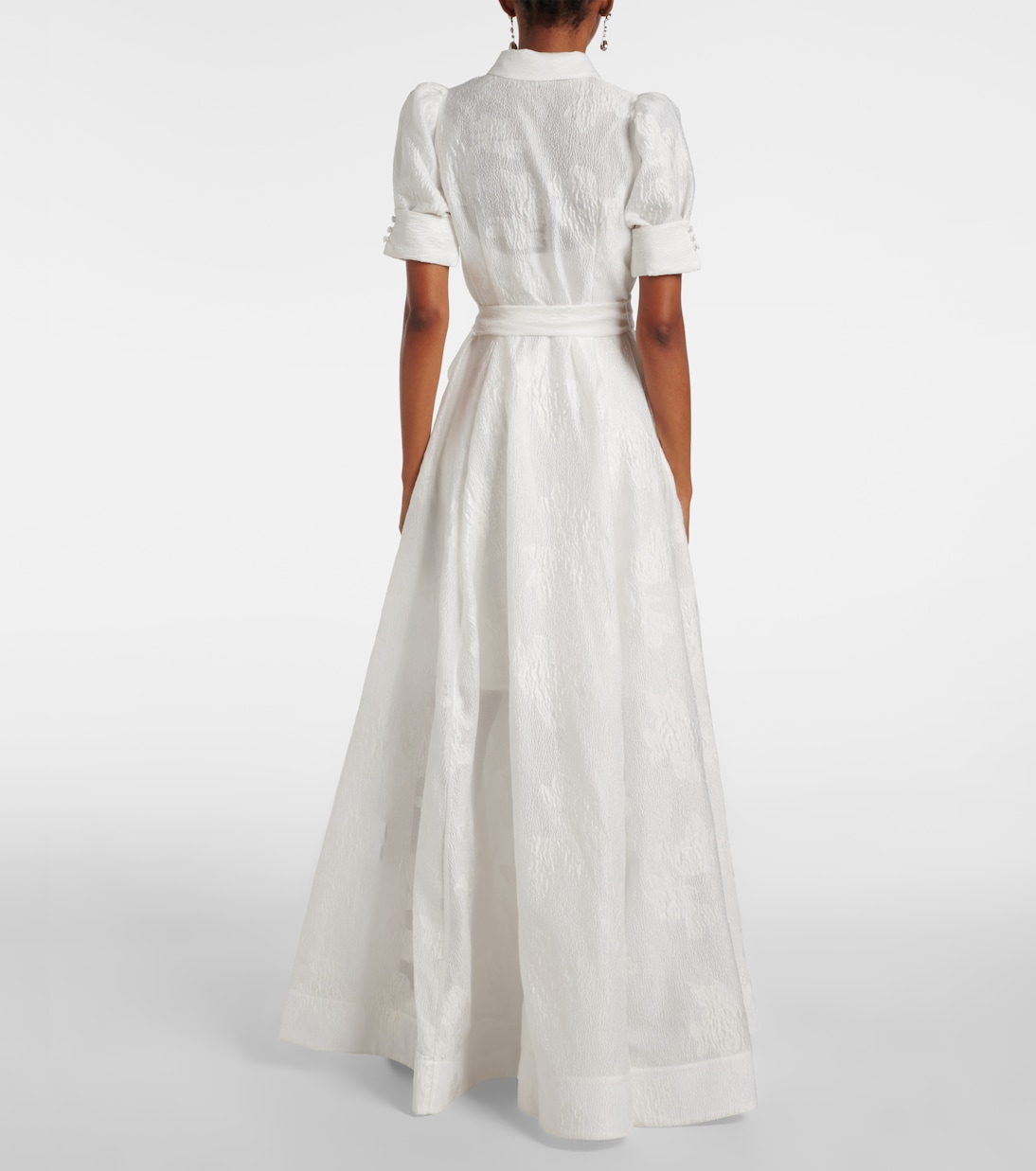 Bridal Robe Annette aus Jacquard | Rebecca Vallance