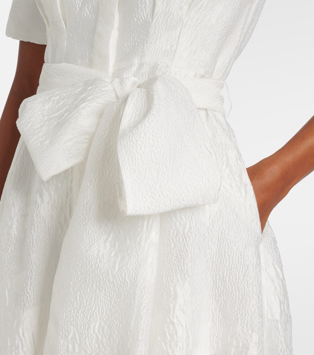 Bridal Robe Annette aus Jacquard | Rebecca Vallance