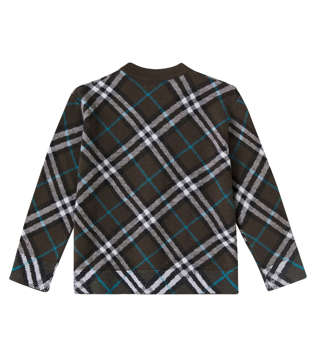 Cárdigan de lana a cuadros | Burberry Kids