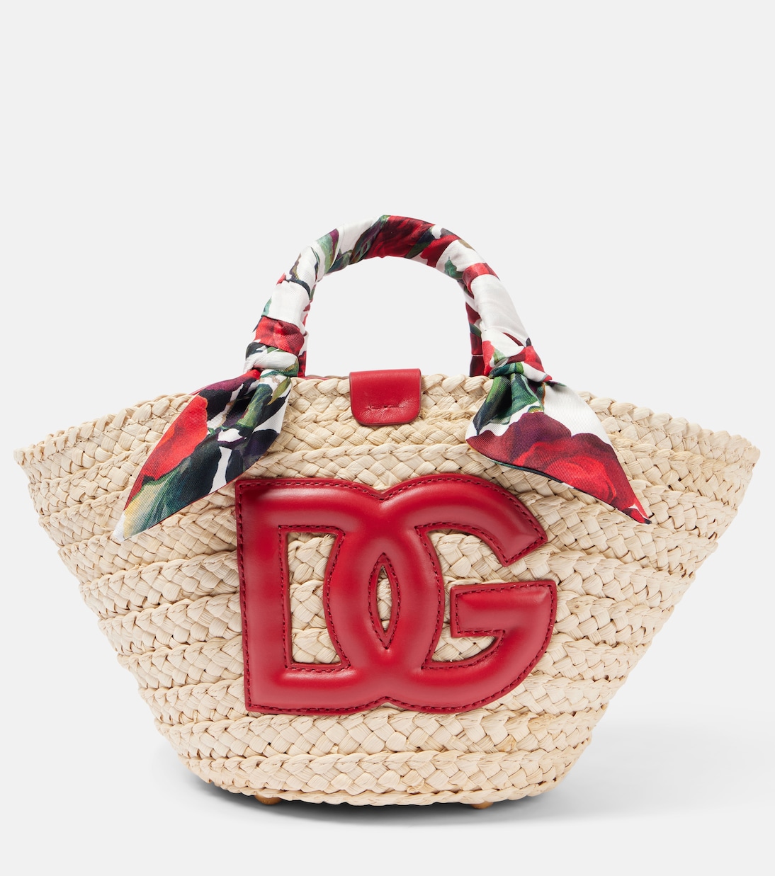 Kendra Small straw basket bag | Dolce&Gabbana