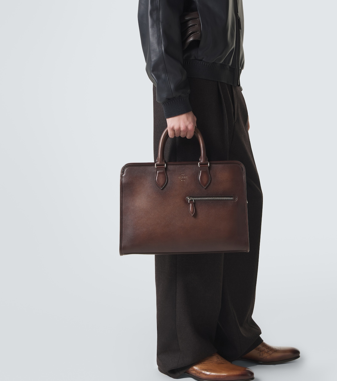 Un Jour leather briefcase | Berluti