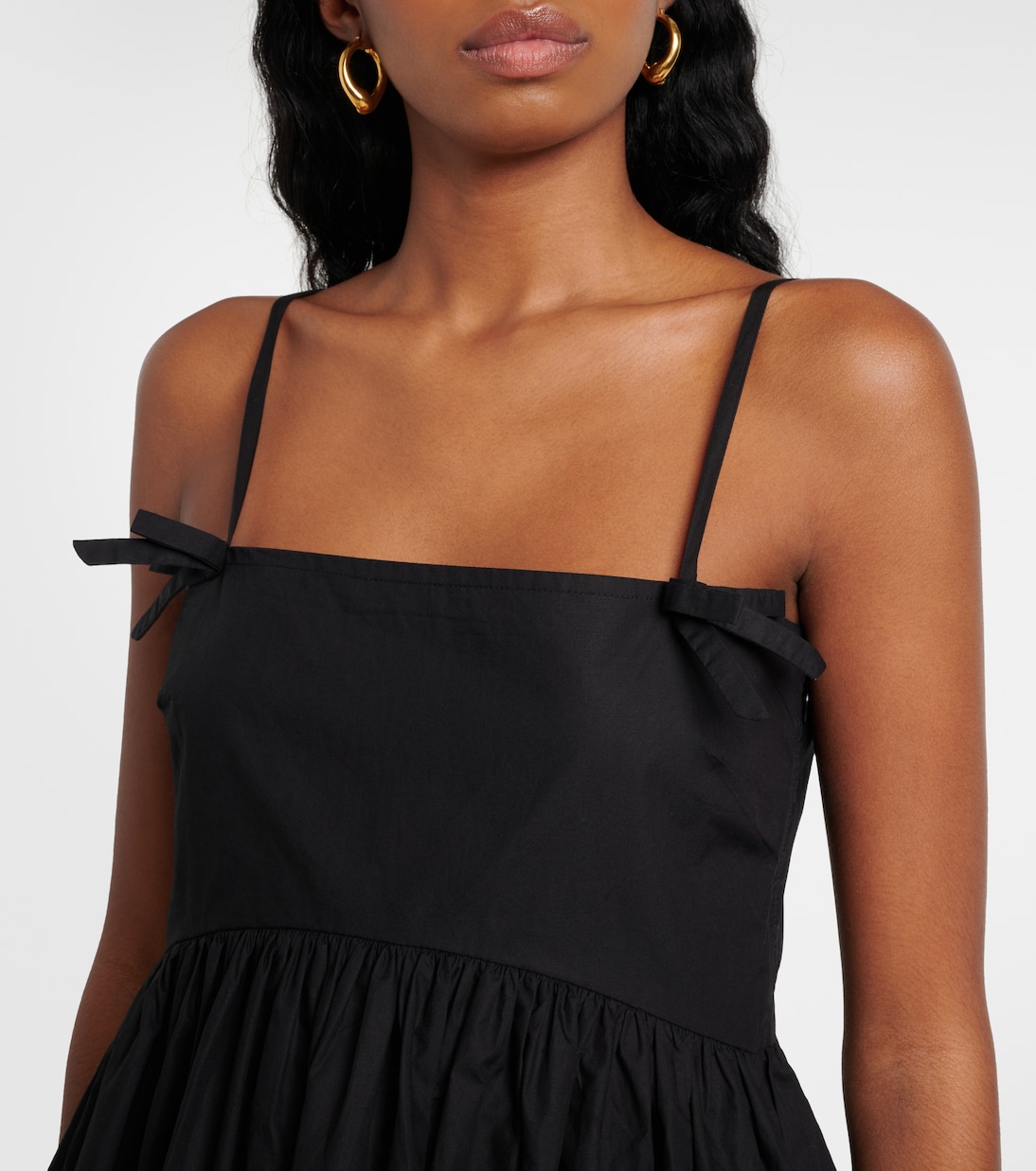 Minikleid aus Baumwolle | Ganni