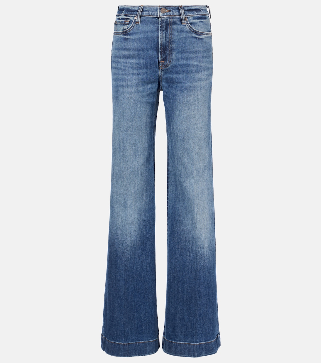 Modern Dojo Groovy high-rise flared jeans  | 7 For All Mankind