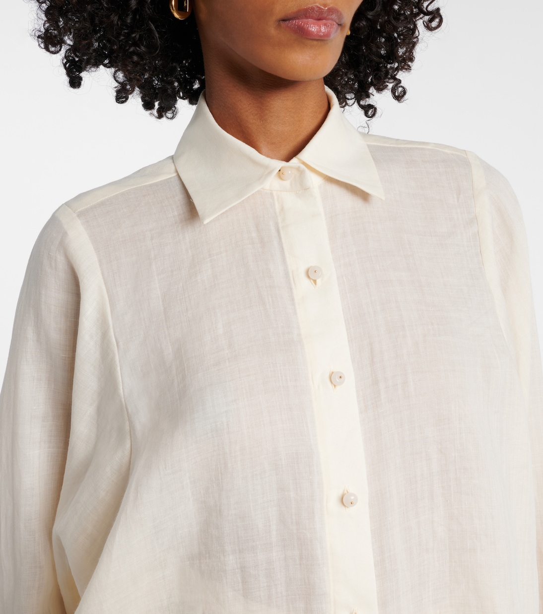 Crush ramie shirt | Zimmermann