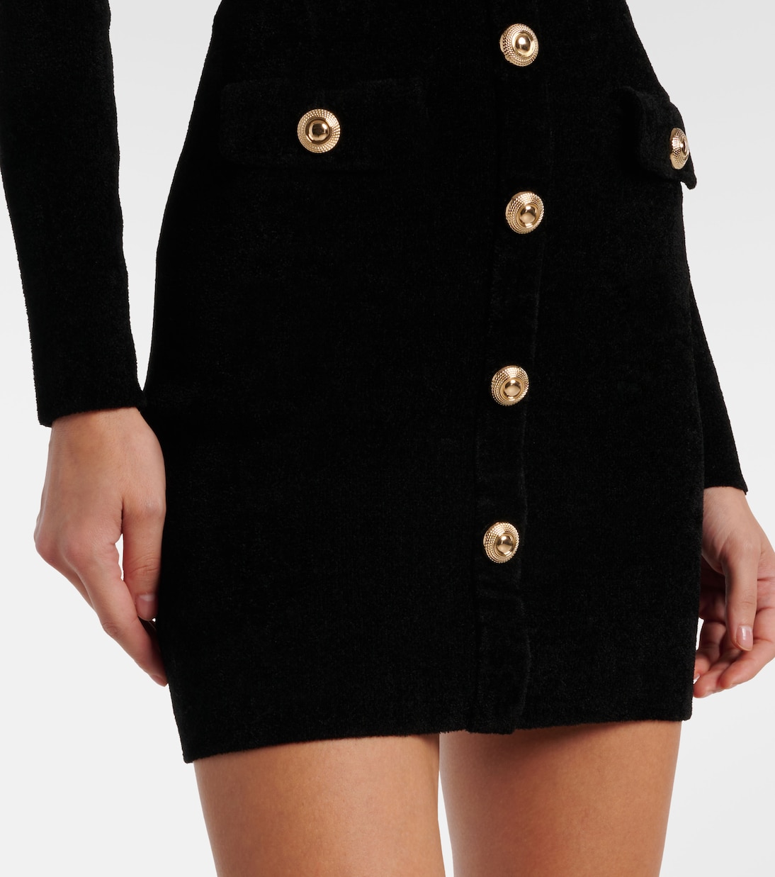 Minikleid aus Chenille | Self-Portrait