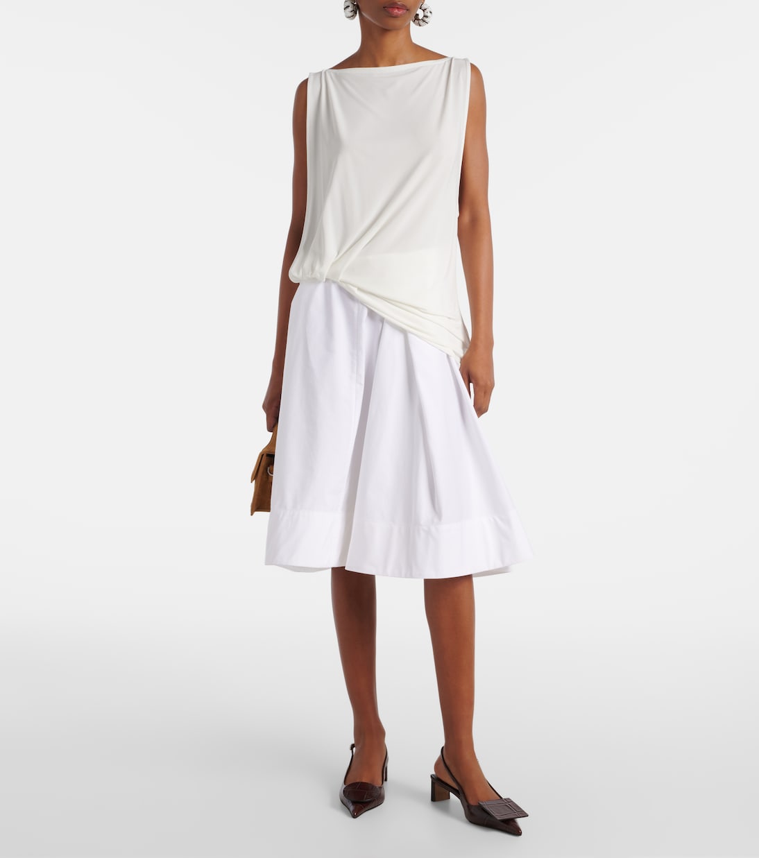 Peplo draped jersey top | Jacquemus