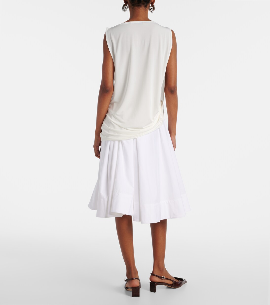 Peplo draped jersey top | Jacquemus
