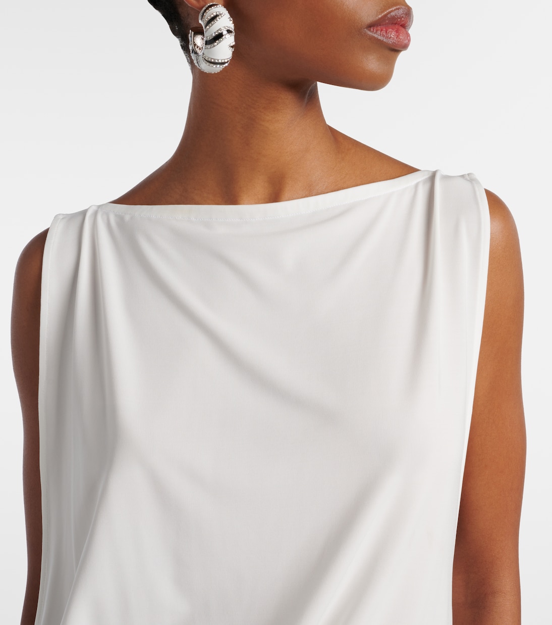 Peplo draped jersey top | Jacquemus