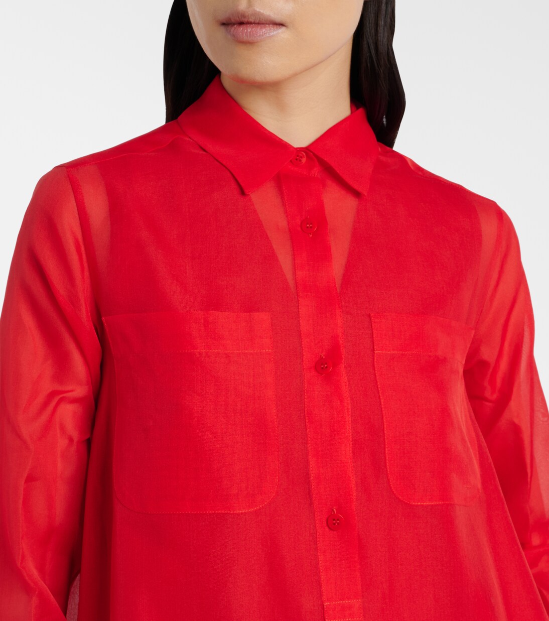 Robe chemise Sissy en soie | Altuzarra