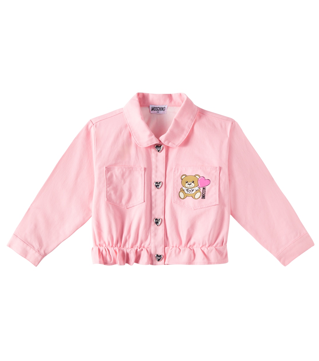 Teddy Bear jean jacket | Moschino Kids