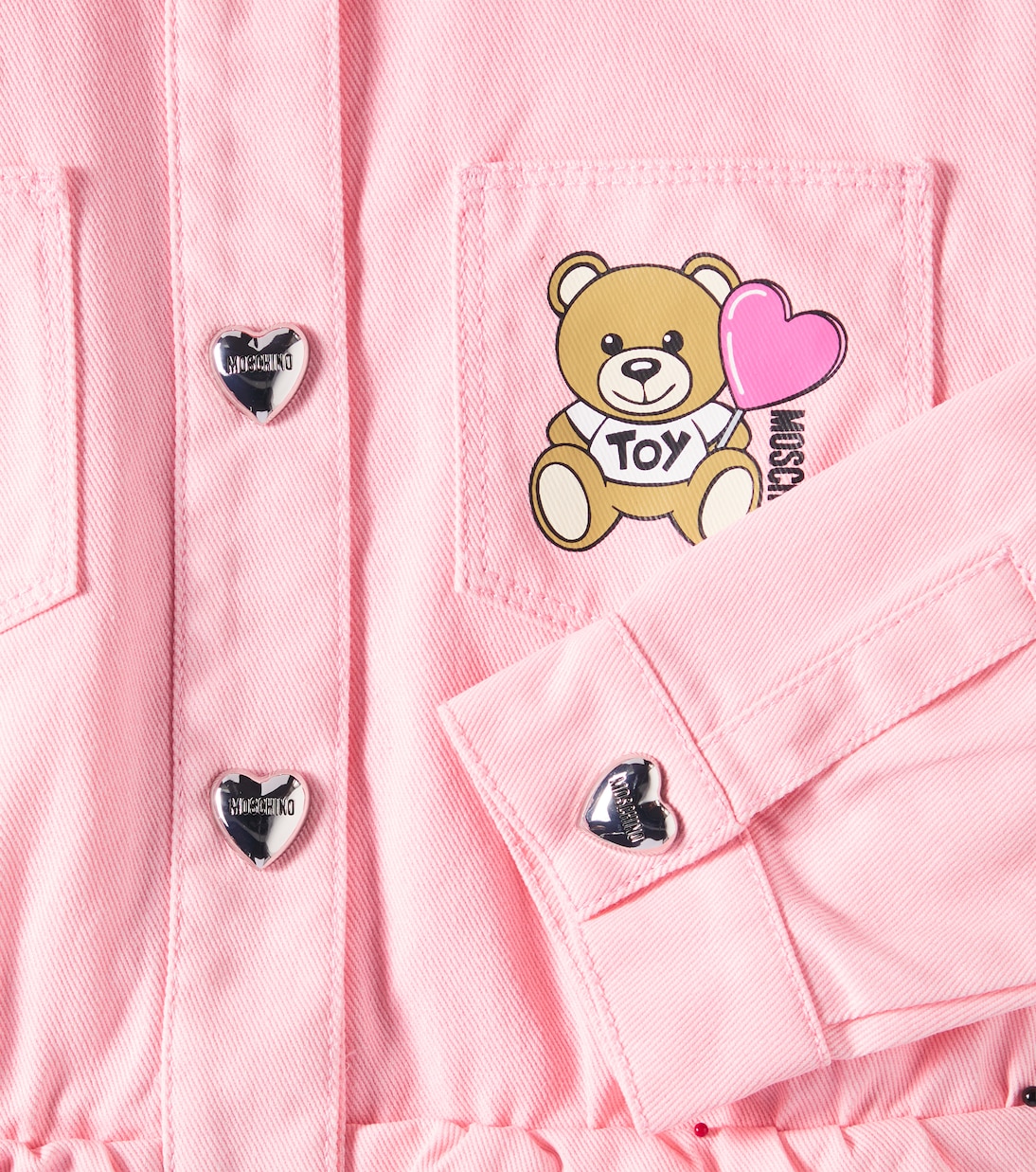 Teddy Bear jean jacket | Moschino Kids