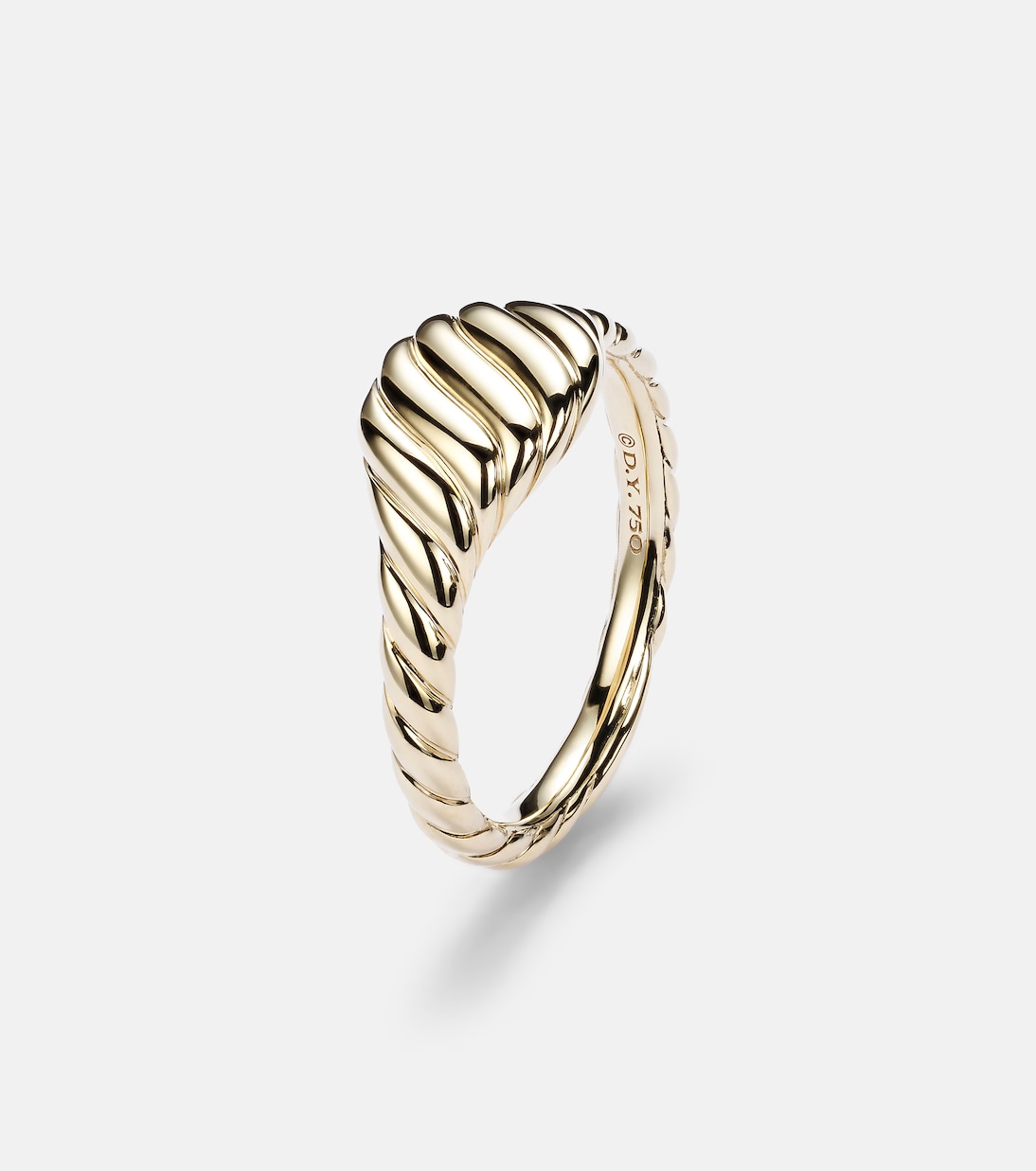 Pinky Ring Sculpted Cable aus 18kt Gelbgold | David Yurman