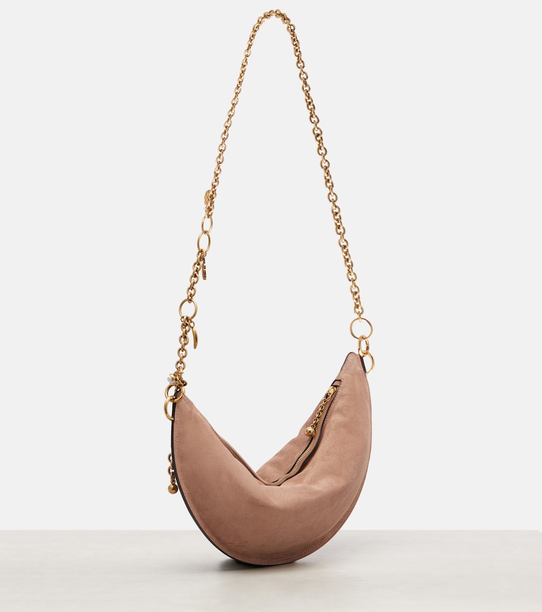 Chloé Icons Small suede shoulder bag | Chloé