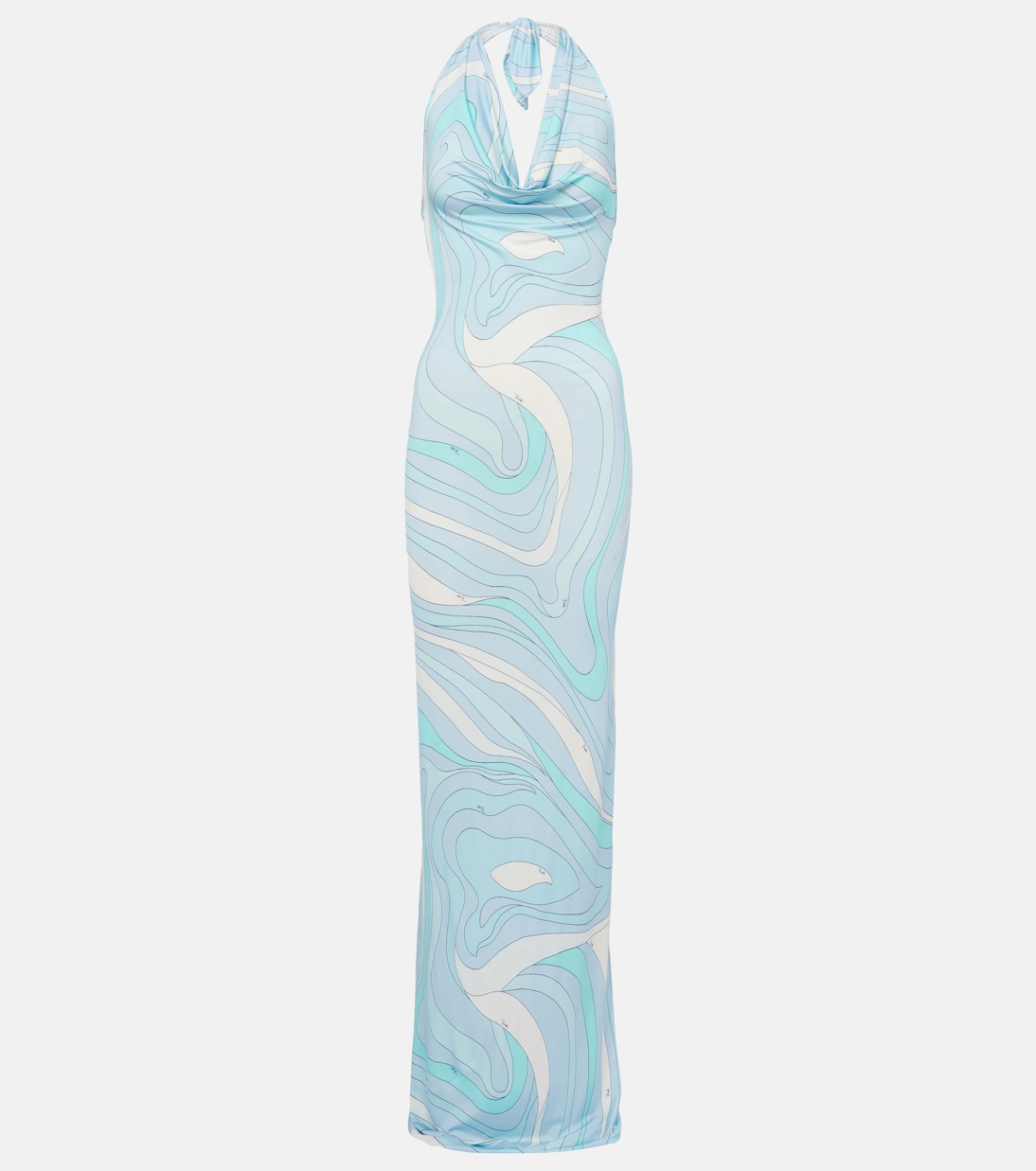 Maxikleid Marmo aus Satin | Pucci