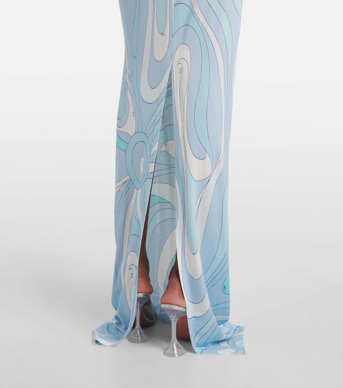 Maxikleid Marmo aus Satin | Pucci