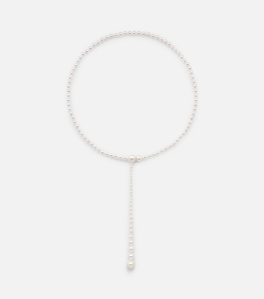 La Belle Moon 14kt gold necklace with pearls | Sophie Bille Brahe