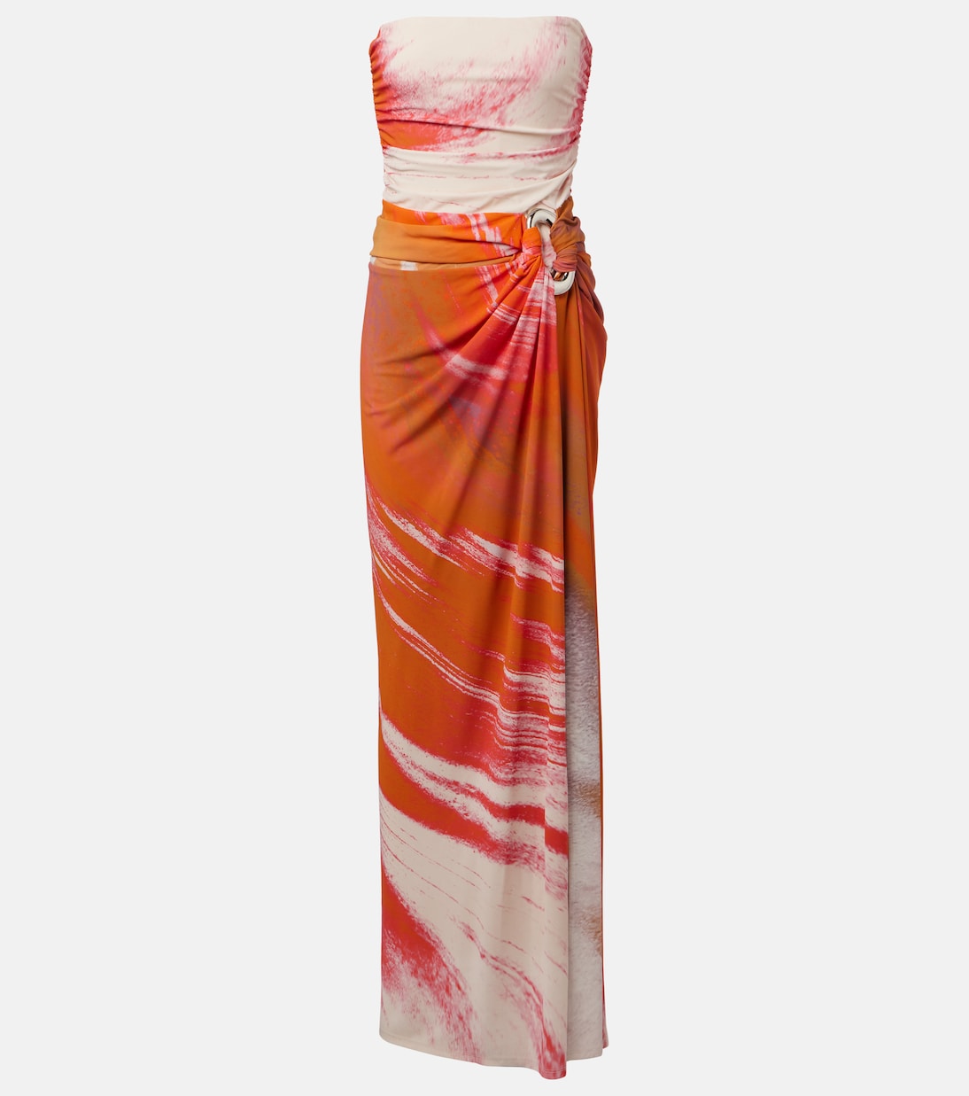 Bedrucktes Maxikleid Emma aus Jersey | Simkhai