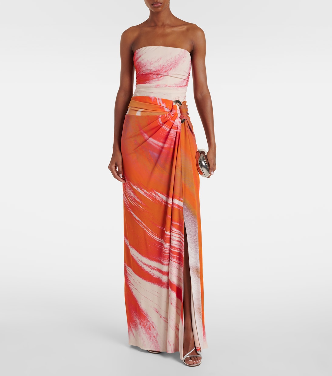 Bedrucktes Maxikleid Emma aus Jersey | Simkhai