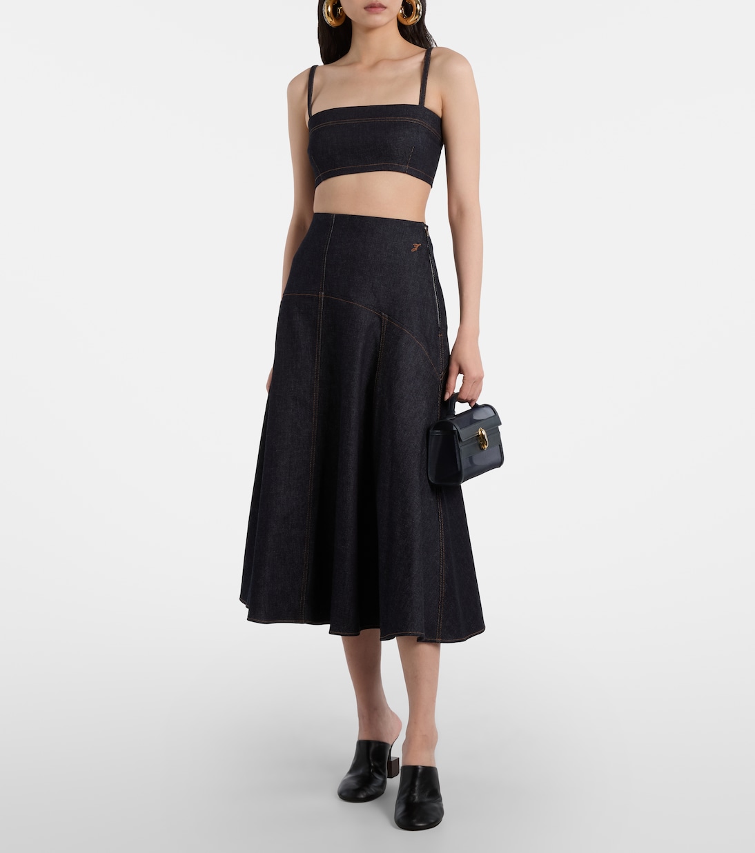 Tote Bag Symmetry aus Mesh mit Leder | Savette