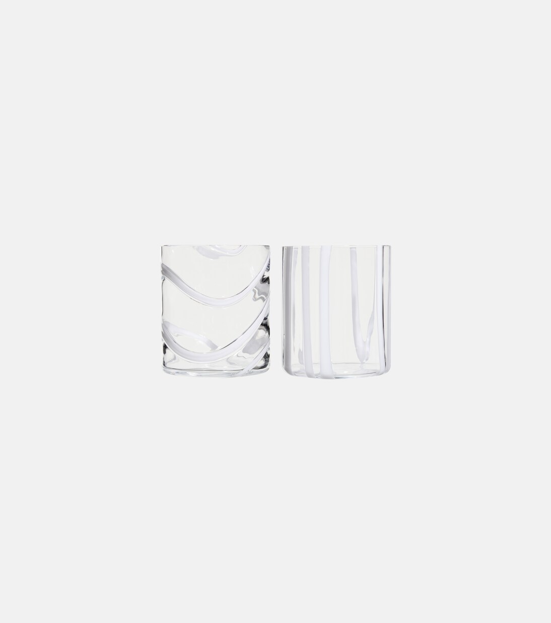 Cyrcus set of 2 glass tumblers | NasonMoretti