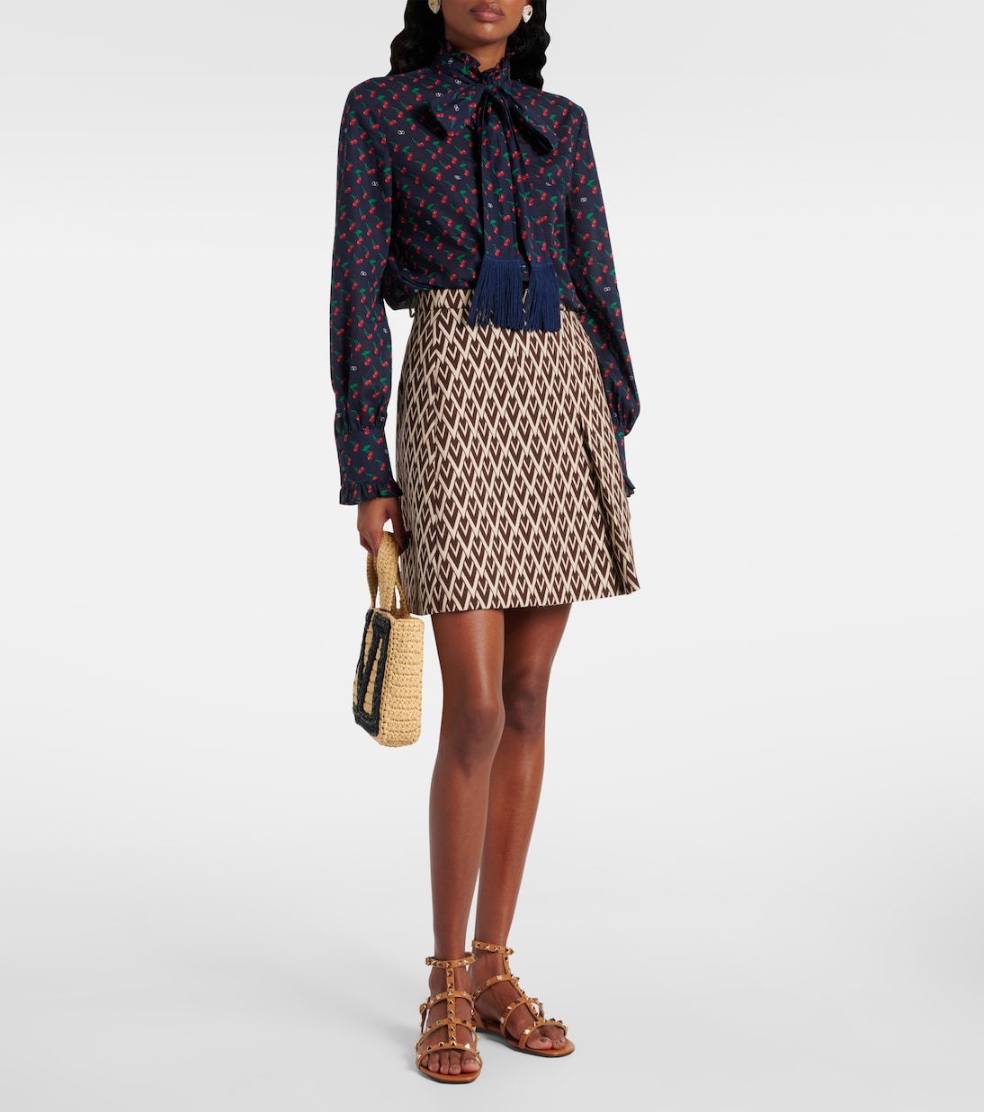 Sandalen Rockstud aus Leder | Valentino Garavani