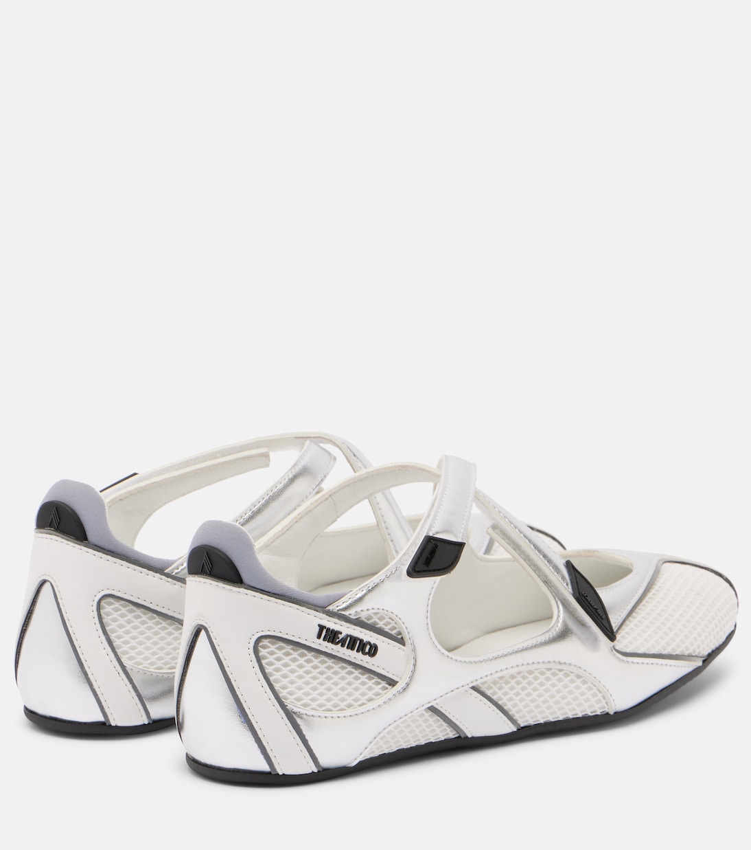 Floor 01 metallic ballet flats | The Attico