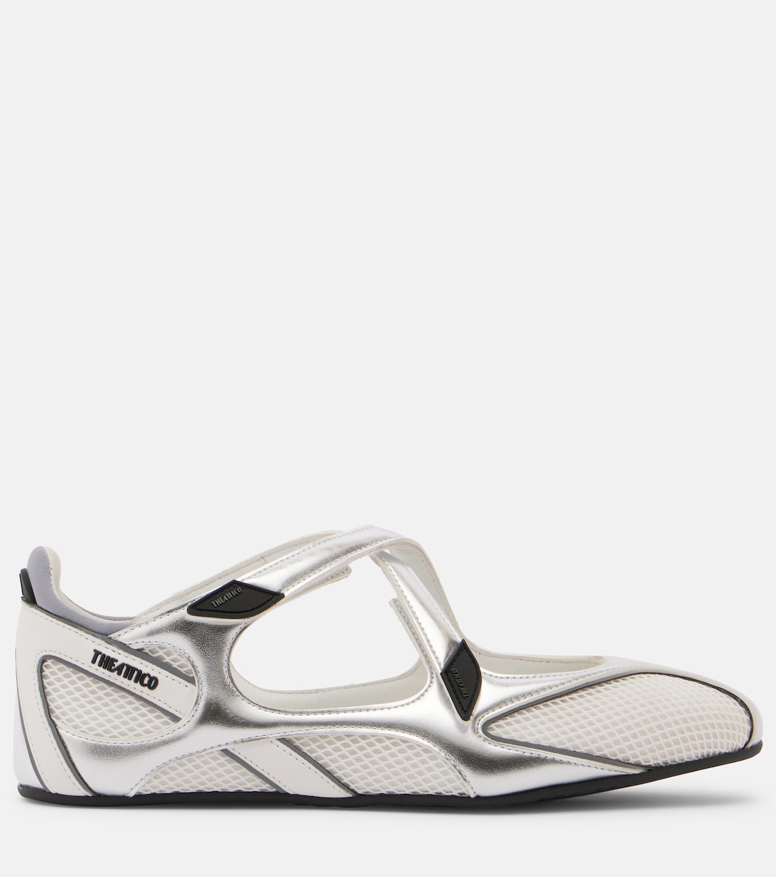Floor 01 metallic ballet flats | The Attico
