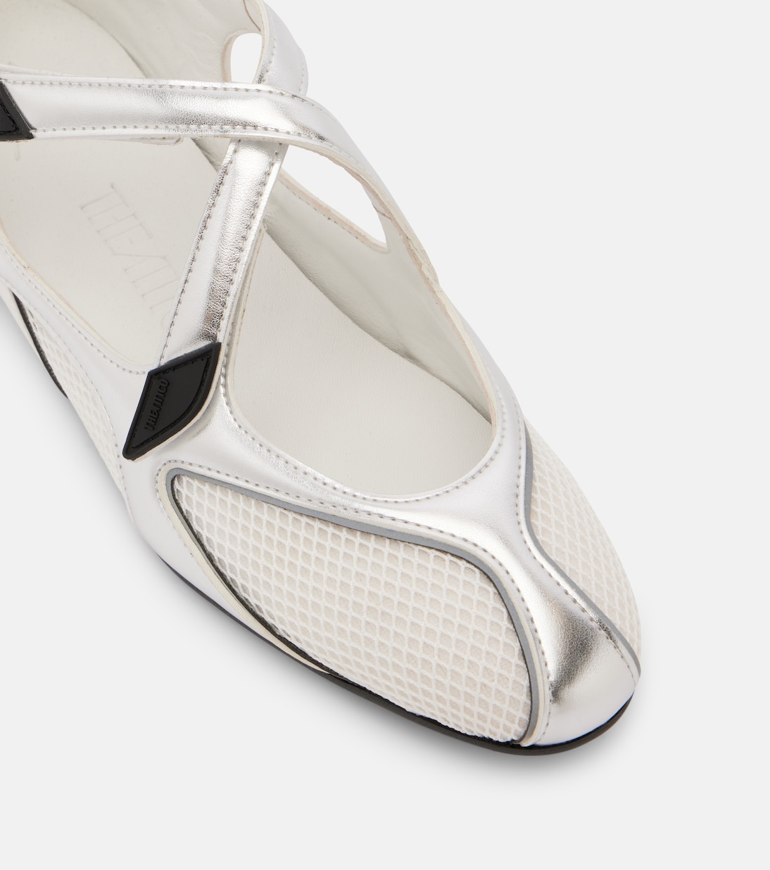 Floor 01 metallic ballet flats | The Attico