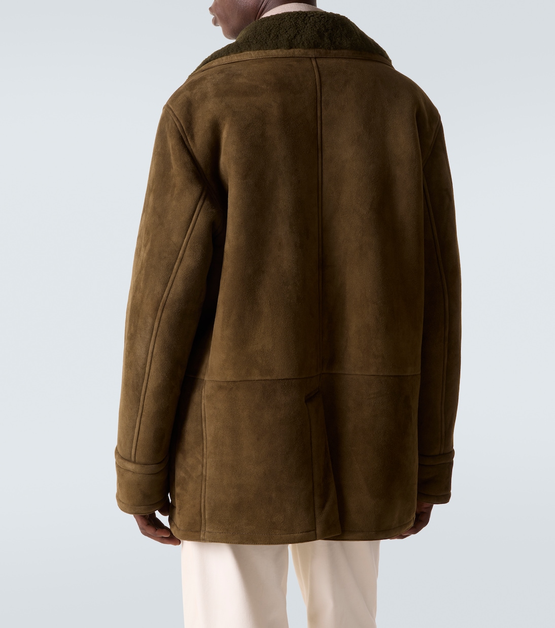 Shearling-lined suede jacket | Ralph Lauren Purple Label