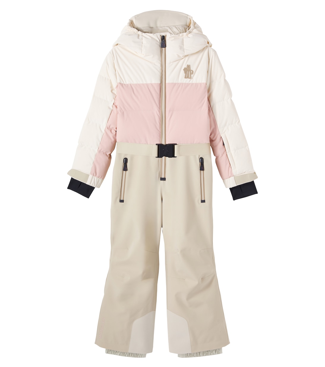 Colorblocked down ski suit | Moncler Grenoble Enfant