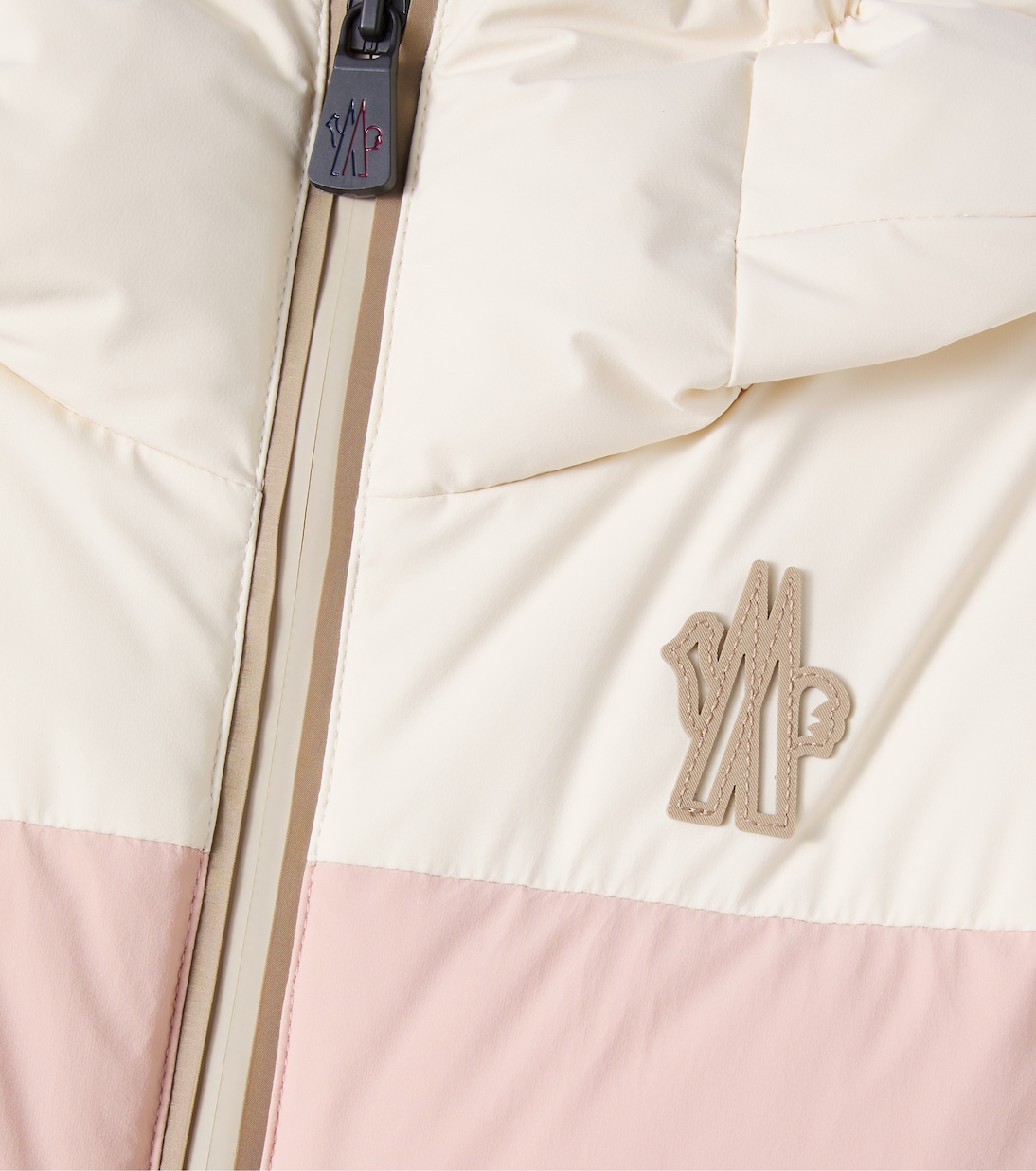 Colorblocked down ski suit | Moncler Grenoble Enfant