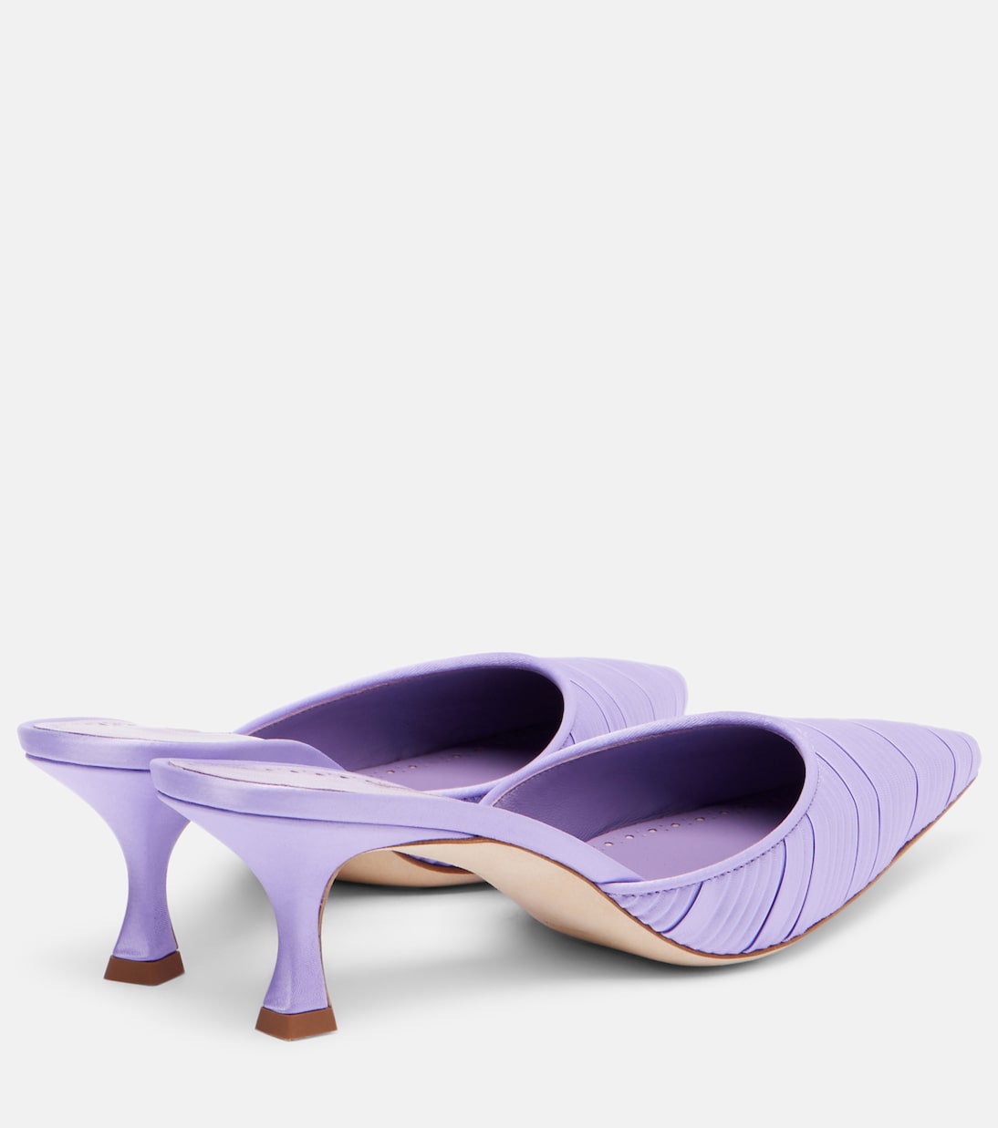 Mules Carolyne 50 aus Satin | Manolo Blahnik